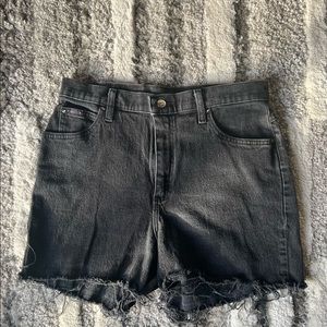 Riders black jean shorts